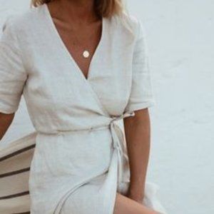 7 for all mankind linen dress